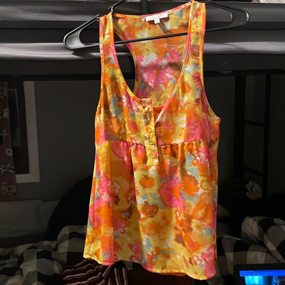 Sheer Flowy Tanktop